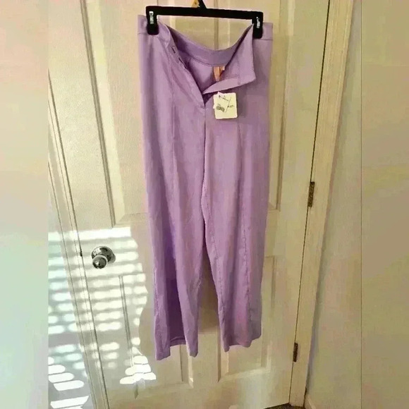 NWT Versona Silk Purple Pants Size M - Picture 1 of 3